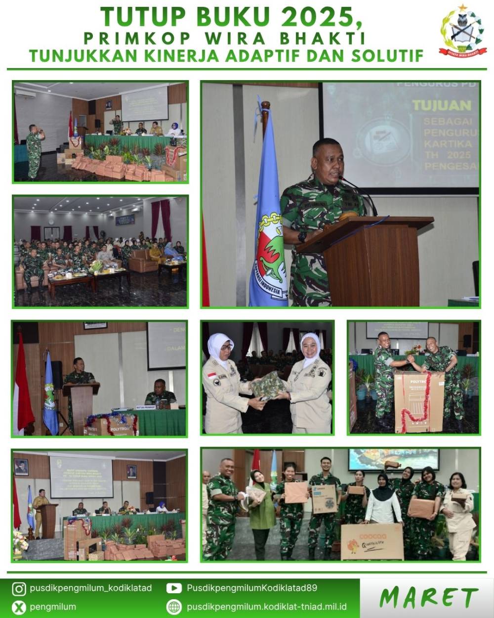 TUTUP BUKU 2025, PRIMKOP WIRA BHAKTI TUNJUKKAN KINERJA ADAPTIF DAN SOLUTIF