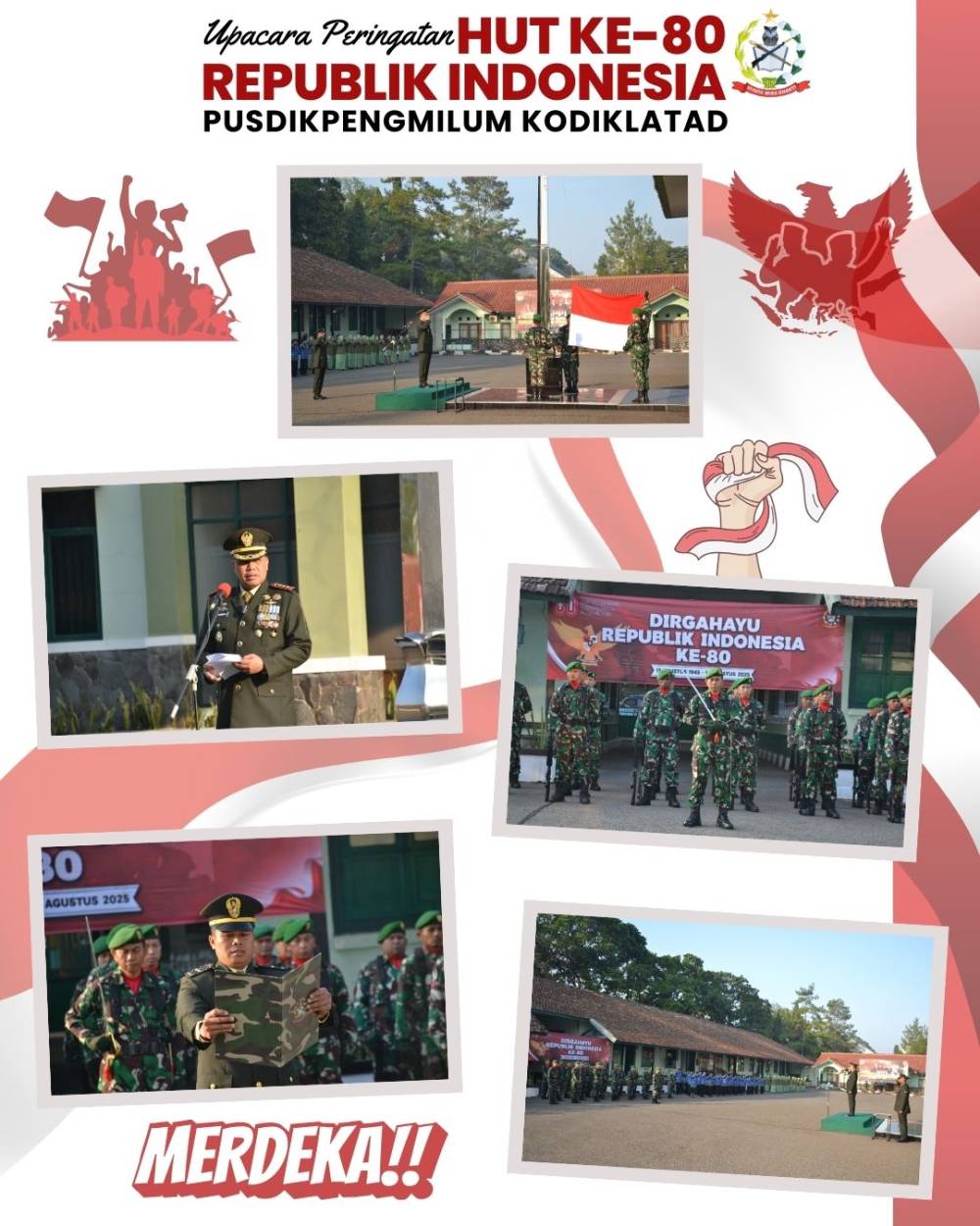 UPACARA PERINGATAN HUT KE-80 KEMERDEKAAN RI