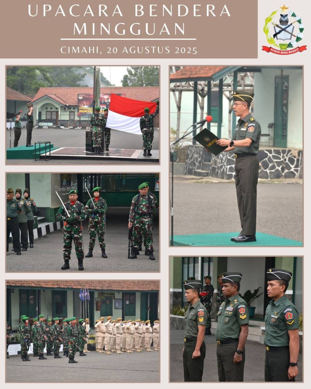 UPACARA BENDERA MINGGUAN PUSDIKPENGMILUM