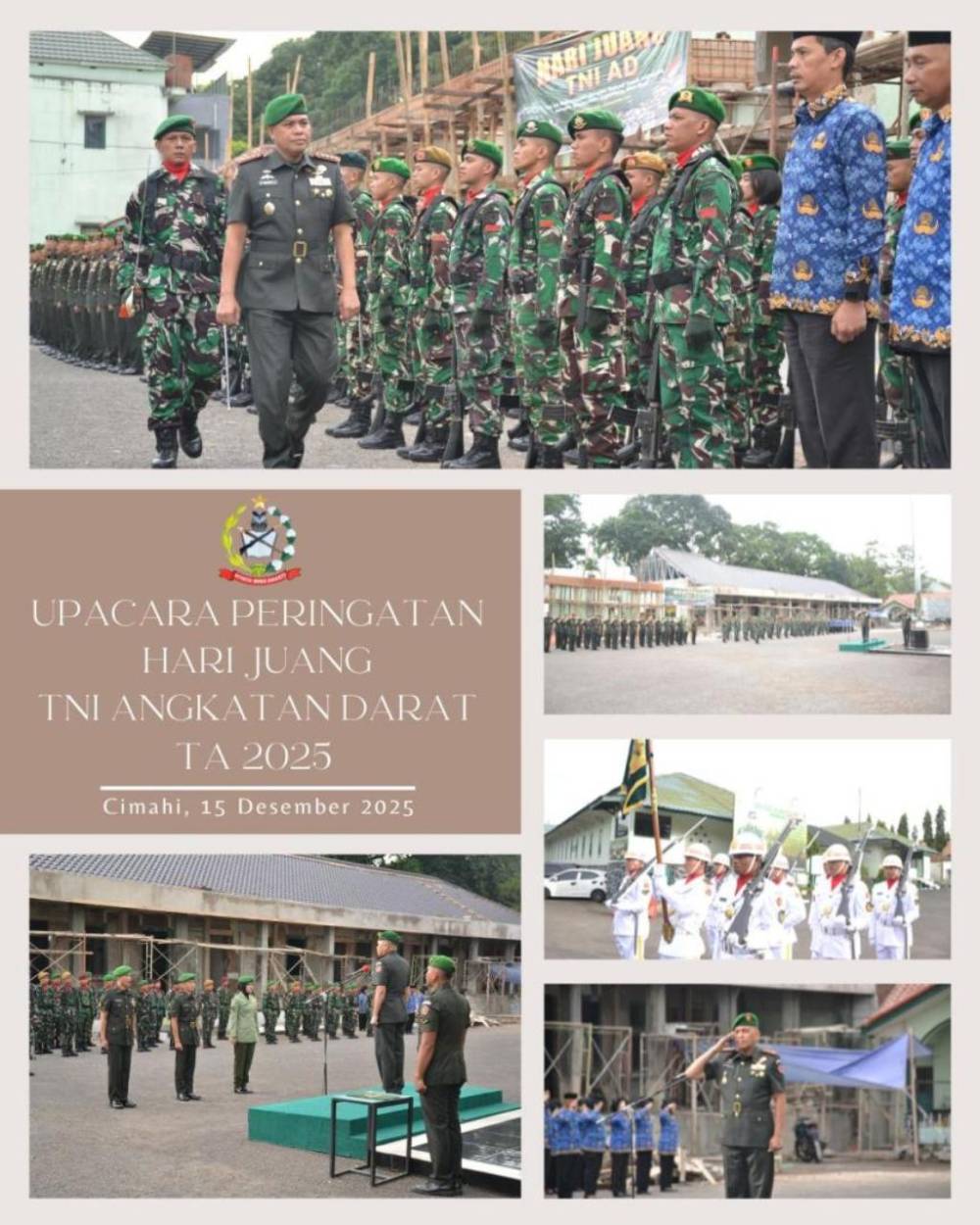 MOMENTUM PALAGAN AMBARAWA, PUSDIKPENGMILUM PERINGATI HARI JUANG TNI AD 2025