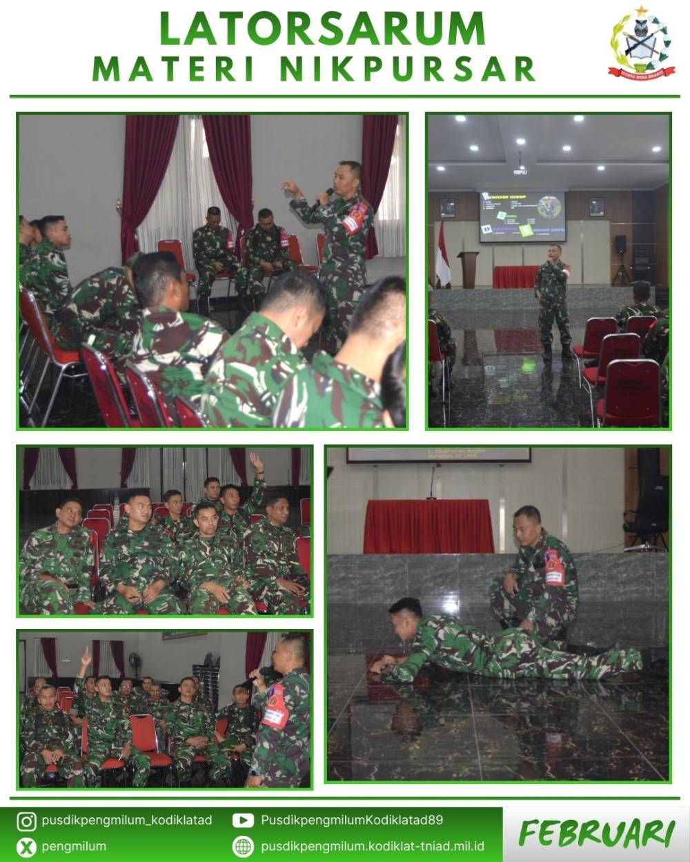 LATORSARUM TA 2026 DIMULAI, ILMU MEDAN DAN NIKPURSAR JADI FONDASI LATIHAN