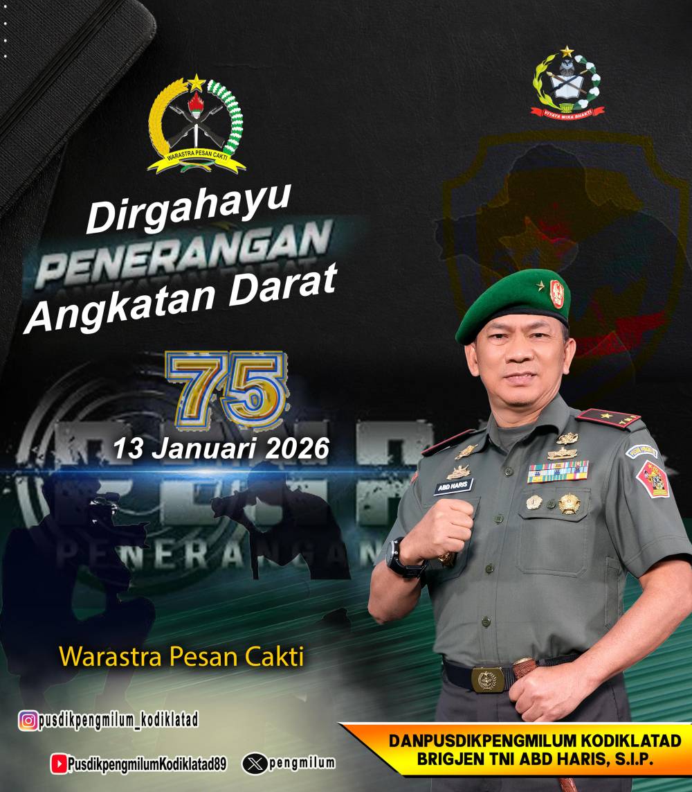 DIRGAHAYU PENERANGAN TNI ANGKATAN DARAT KE-75