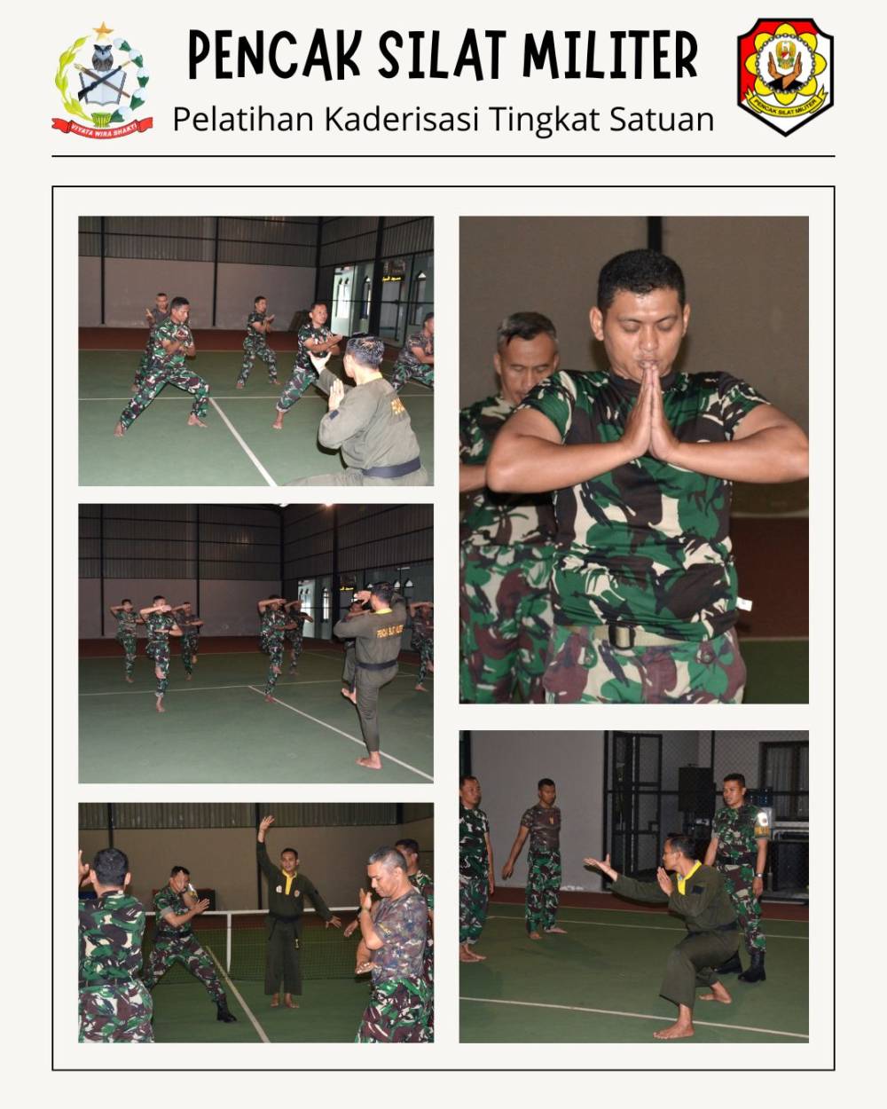 PUSDIKPENGMILUM LAKSANAKAN PELATIHAN KADERISASI PENCAK SILAT MILITER TINGKAT SATUAN