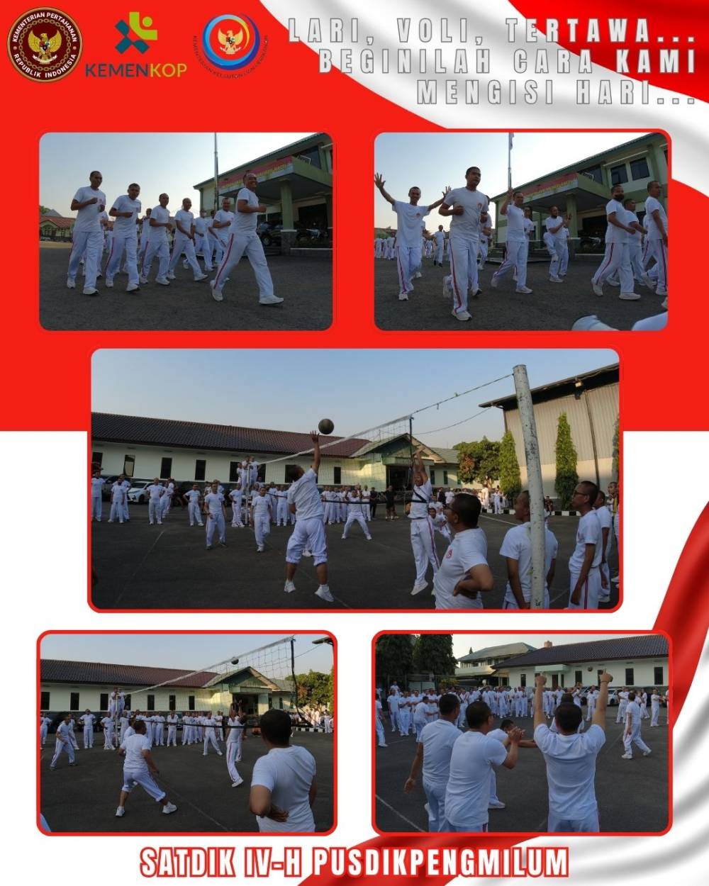 LARI, VOLI, TERTAWA... BEGINILAH CARA KAMI MENGISI HARI...