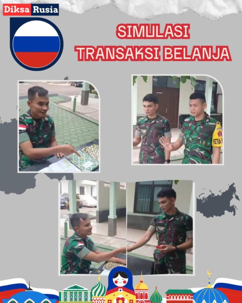 SIMULASI TRANSAKSI BELANJA JADI MATERI BERBICARA SERDIK DIKSA RUSIA
