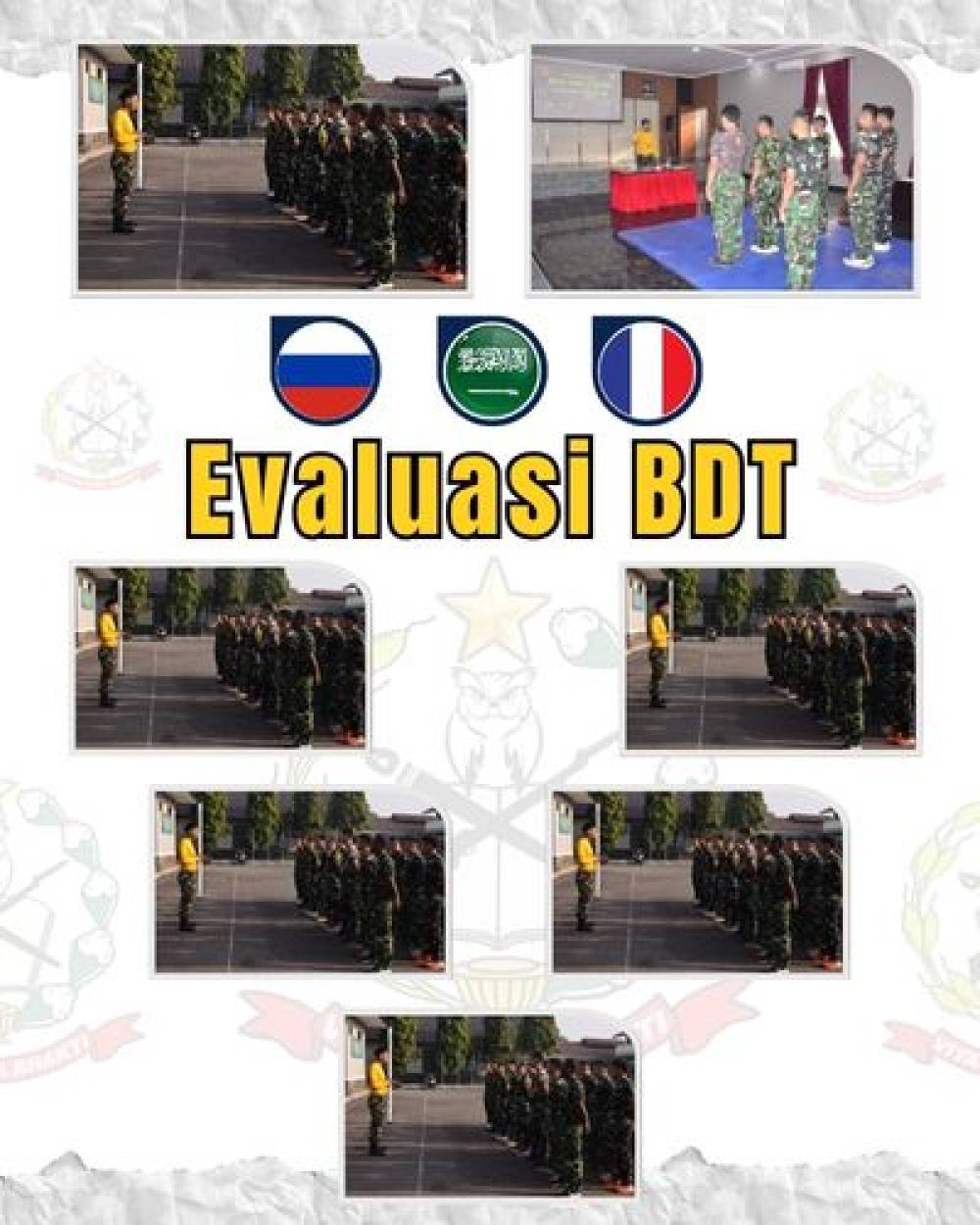PUSDIKPENGMILUM GELAR EVALUASI BELA DIRI TAKTIS BAGI SERDIK PENDIDIKAN BAHASA