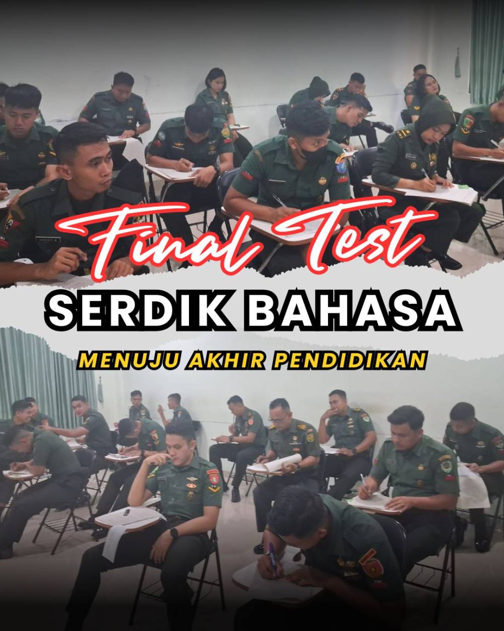 MENUJU AKHIR PENDIDIKAN, SERDIK DIKSA BAHASA IKUTI FINAL TEST