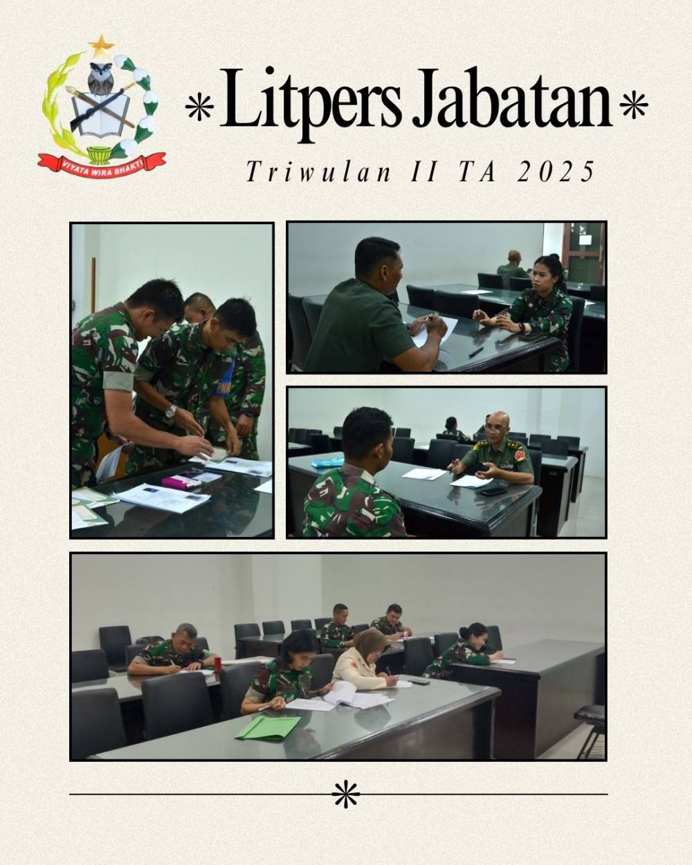 PUSDIKPENGMILUM LAKSANAKAN LITPERS JABATAN TERTENTU/VITAL TRIWULAN II TA 2025