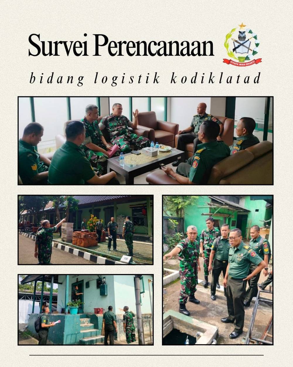 PUSDIKPENGMILUM TERIMA TIM SURVEI PERENCANAAN LOGISTIK KODIKLATAD TA 2025