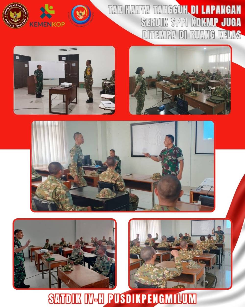 TAK HANYA TANGGUH DI LAPANGAN, SERDIK SPPI KDKMP JUGA DITEMPA DI RUANG KELAS