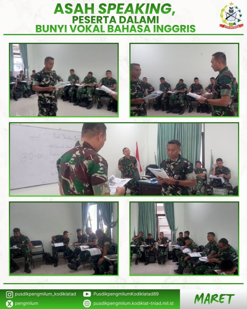 Asah Speaking, Peserta Dalami Bunyi Vokal Bahasa Inggris