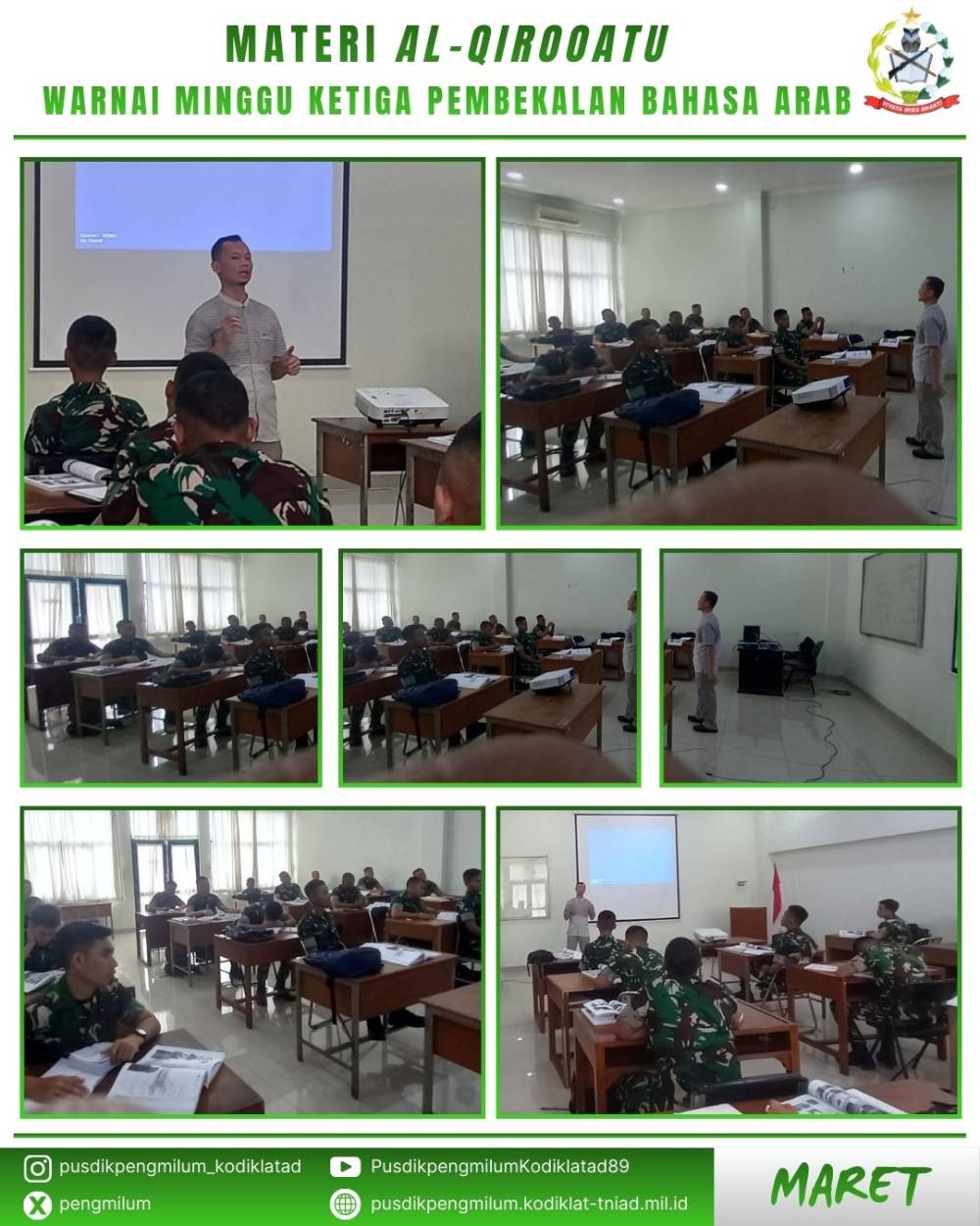 MATERI AL-QIROOATU WARNAI MINGGU KETIGA PEMBEKALAN BAHASA ARAB