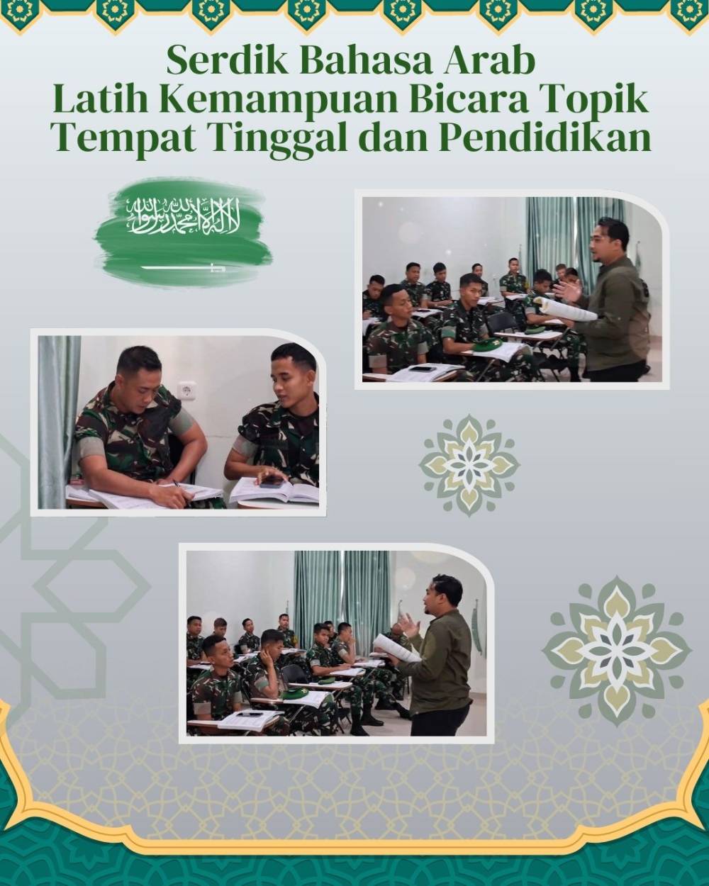 SERDIK DIKSA BAHASA ARAB LATIH KEMAMPUAN BERBICARA