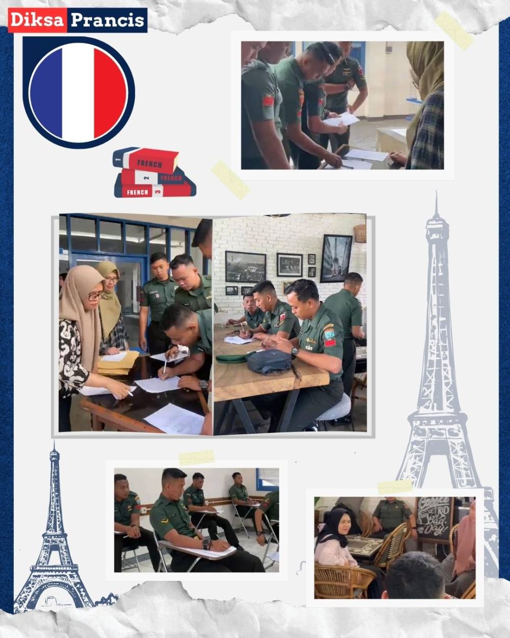 DARI KELAS KE SERTIFIKAT: SERDIK DIKSA PRANCIS JALANI UJIAN DELF A1-A2