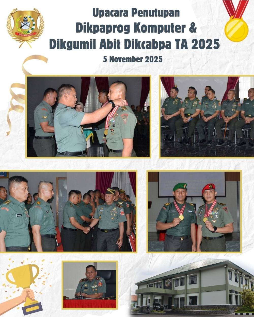 DARI AULA WIRA BHAKTI PUSDIKPENGMILUM, LAHIR PERWIRA TEKNOLOGI DAN PENDIDIK UNGGUL TNI AD