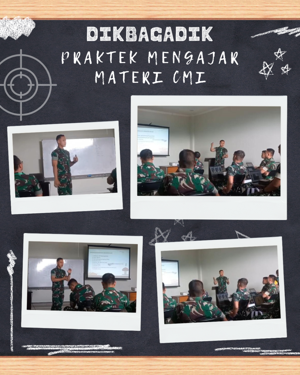 BINTARA SISWA DIKBAGADIK ASAH KEMAMPUAN INSTRUKSIONAL DALAM PRAKTIK CMI