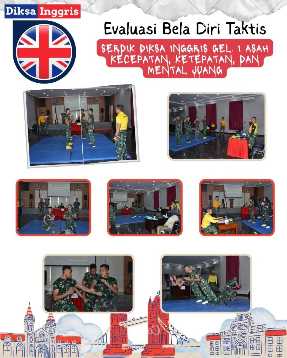 EVALUASI BELA DIRI TAKTIS: SERDIK INGGRIS ASAH KECEPATAN, KETEPATAN, DAN MENTAL JUANG