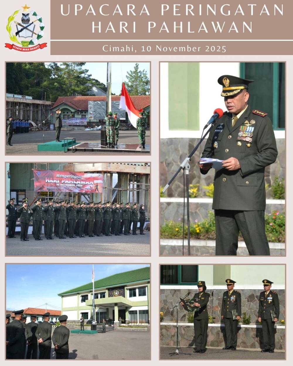MENGABDI, BERJUANG, DAN BERGERAK : MAKNA HARI PAHLAWAN DI PUSDIKPENGMILUM