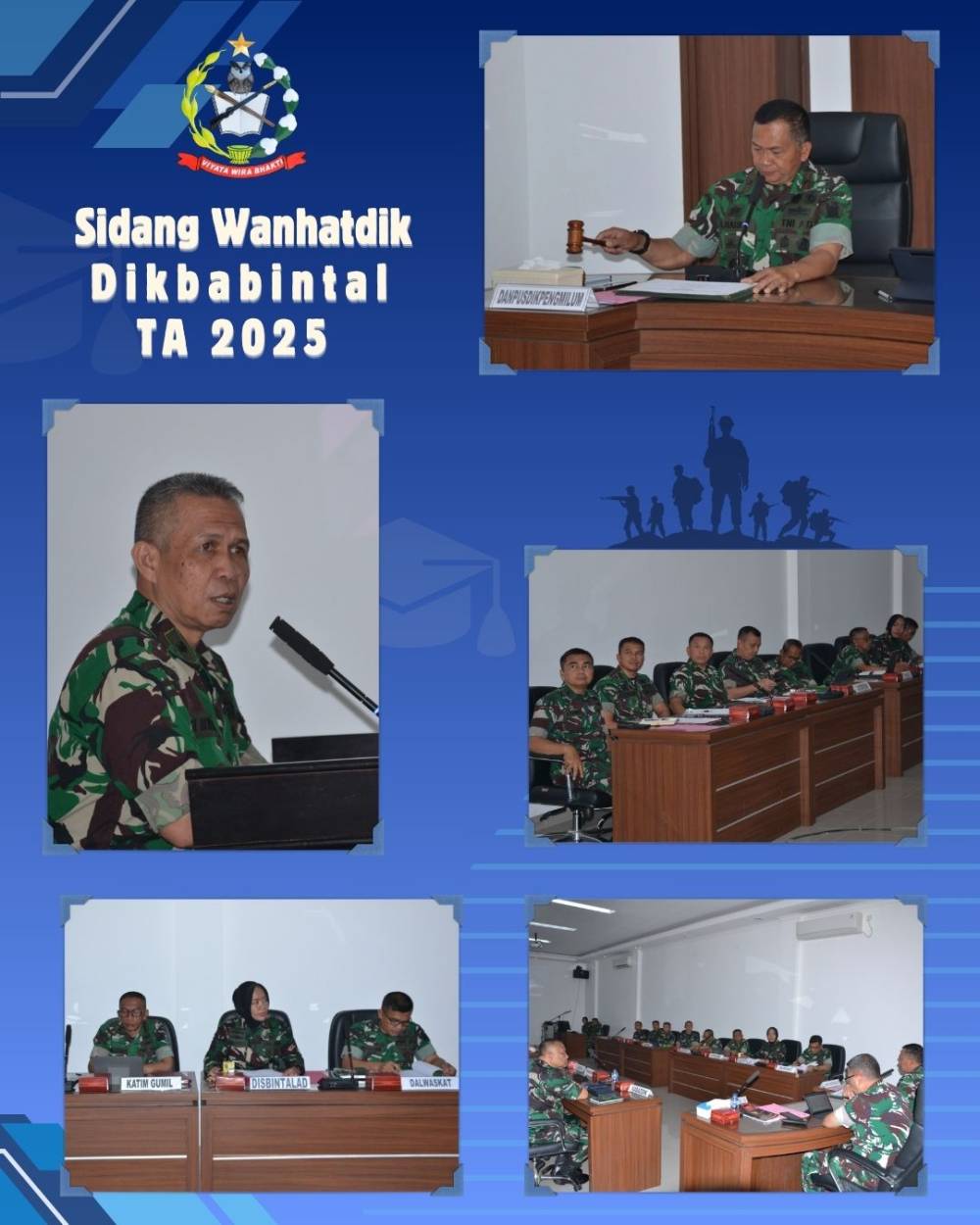 PUSDIKPENGMILUM GELAR SIDANG WANHATDIK PENDIDIKAN BINTARA PEMBINA MENTAL TA 2025