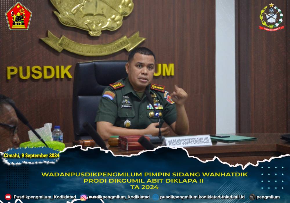WADANPUSDIKPENGMILUM PIMPIN SIDANG WANHATDIK PRODI DIKGUMIL ABIT DIKLAPA II TA 2024