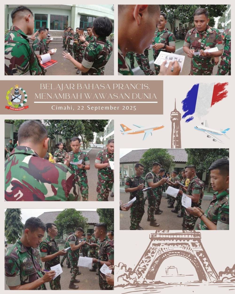 BELAJAR BAHASA PRANCIS = MENAMBAH WAWASAN DUNIA