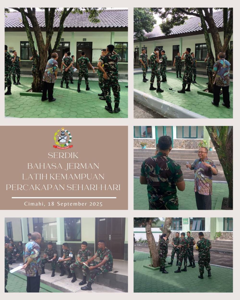 SERDIK BAHASA JERMAN TINGKAT DASAR LATIH KEMAMPUAN PERCAKAPAN SEHARI-HARI
