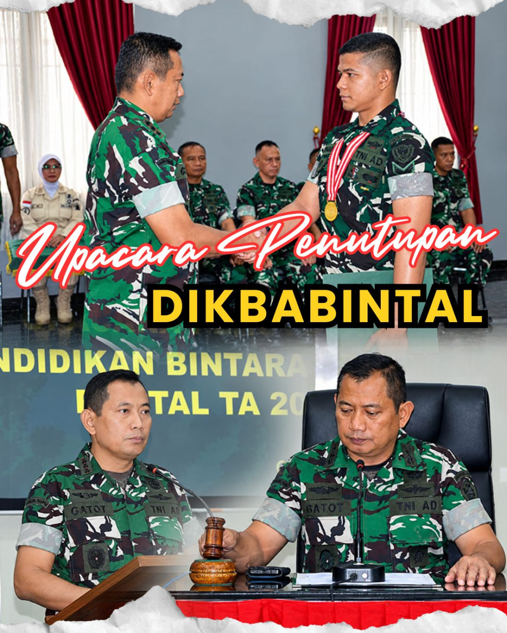 PUSDIKPENGMILUM KODIKLATAD TUTUP PENDIDIKAN BINTARA PEMBINA MENTAL TA 2026